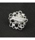 SB081 - Floral pearl brooch 